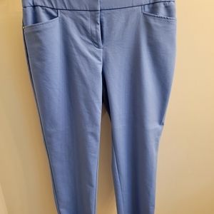 Baby Blue Rafaella Cropped Dress Pants